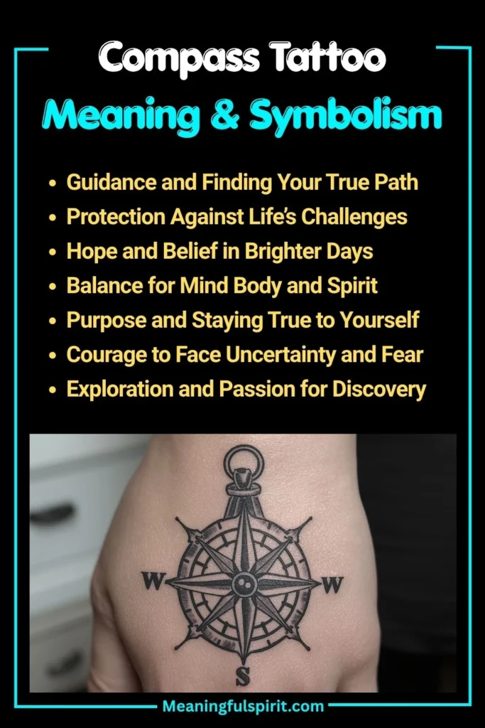 What Does a Compass Tattoo Mean or Symbolize