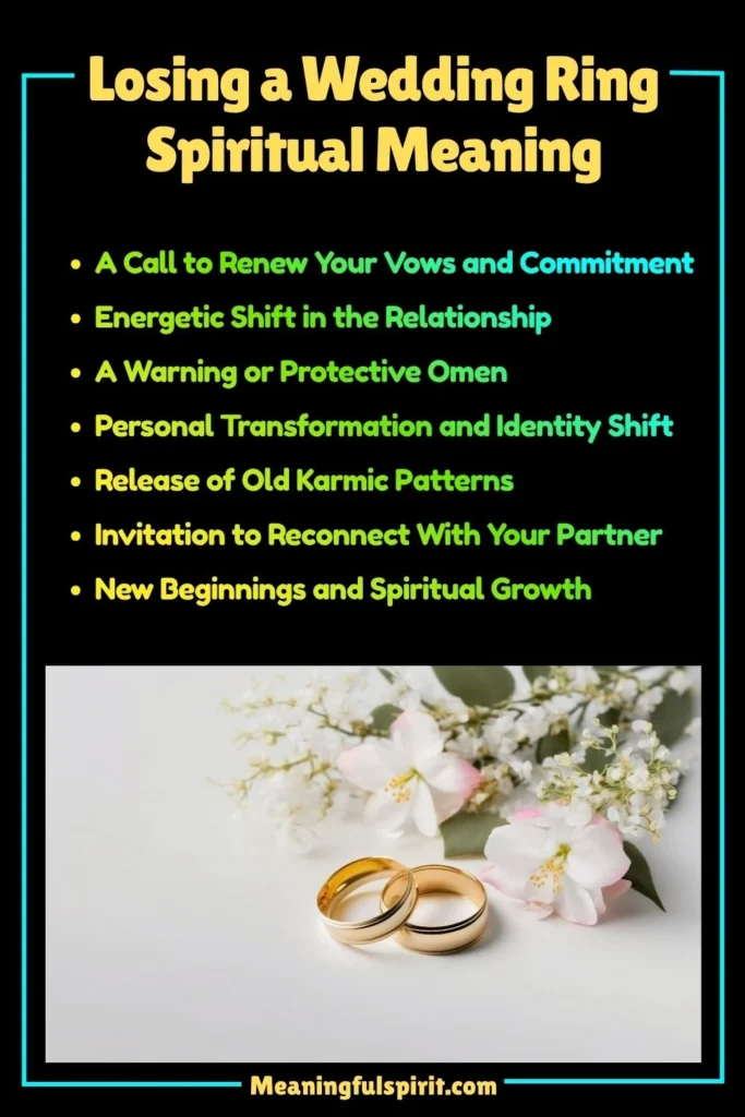 Losing a Wedding Ring Spiritual Meaning, Symbolism and Cultural Significance