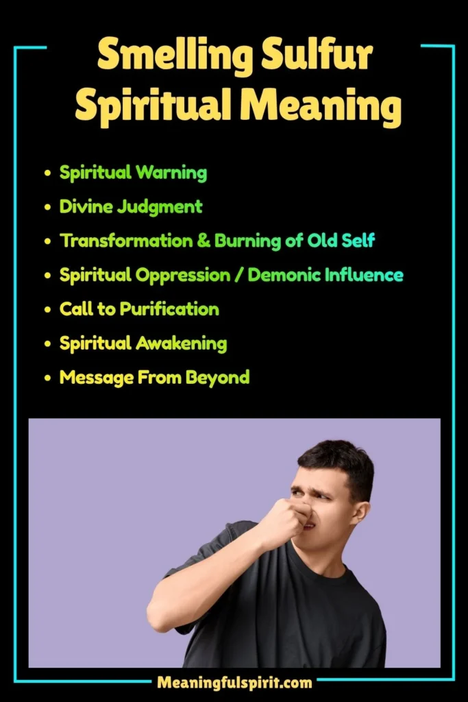 Smelling Sulfur Spiritual Meaning, Symbolism and Cultural Significance